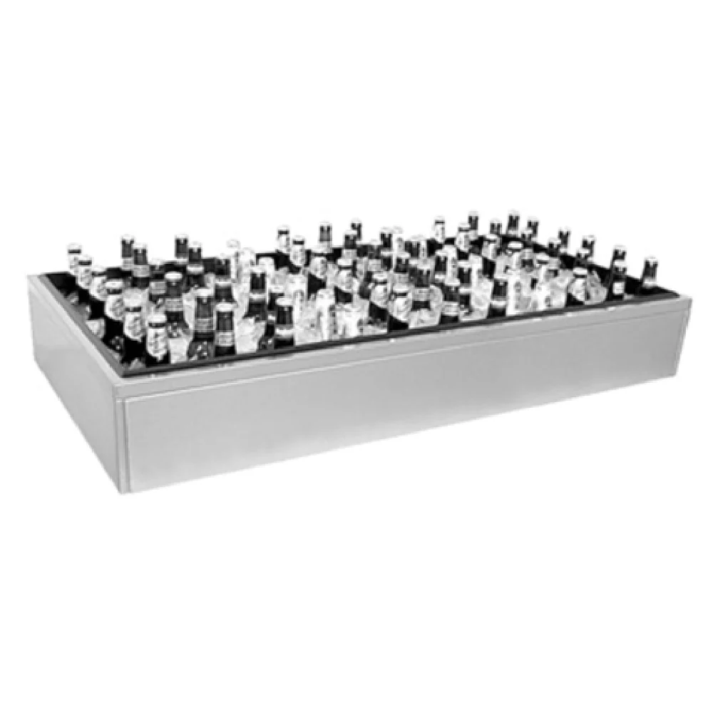 Glastender IDU-12X54 54 Inch Ice Display Unit for Back Bar Stainless Steel with Liner Glastender IDU-12X54 54 Inch Ice Display Unit for Back Bar Stainless Steel with Liner