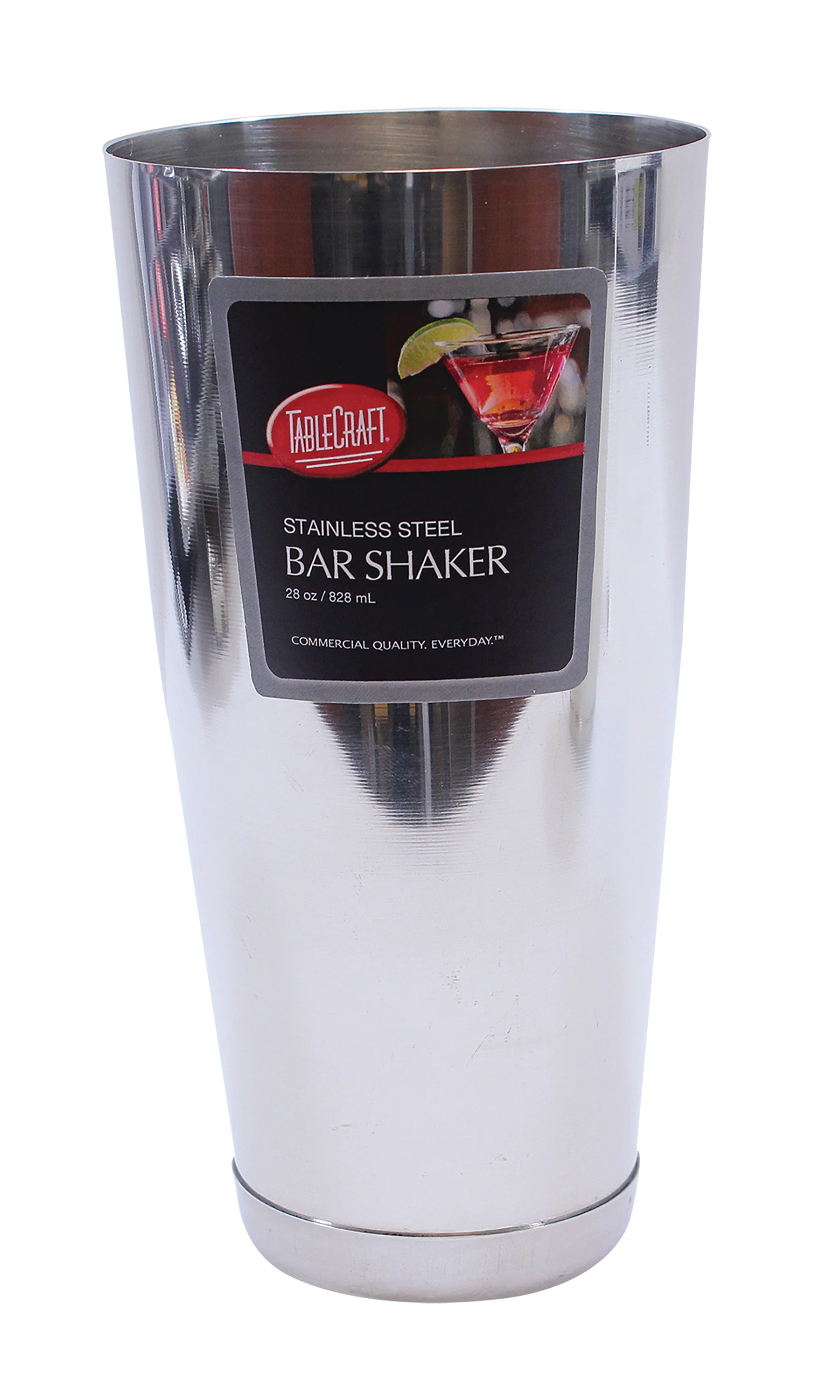 Tablecraft H77 28 Oz Stainless Steel Cash and Carry Bar Shaker - 6 Packs Tablecraft H77 28 Oz Stainless Steel Cash and Carry Bar Shaker - 6 Packs