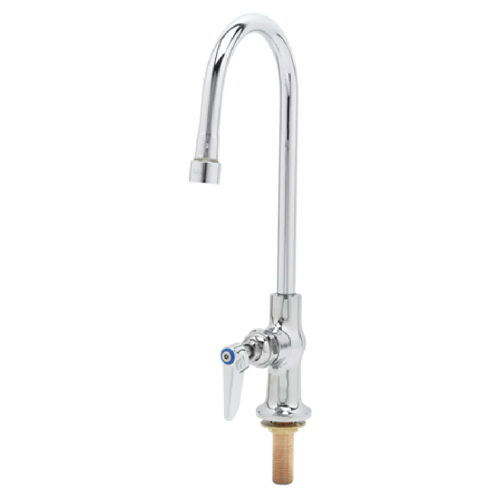 T&S Brass B-0304 Pantry Faucet Single Deck Mount Stainless Steel Vandal Resistant Aerator