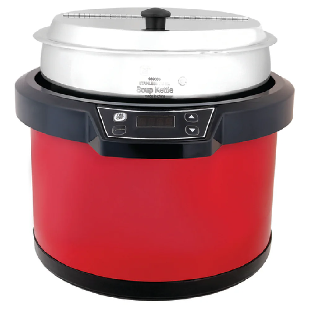 Global Solutions by Nemco GS1662 11 Qt. Waterless Food Pan Warmer Countertop Stainless Steel with Hinged Lid Global Solutions by Nemco GS1662 11 Qt. Waterless Food Pan Warmer Countertop Stainless Steel with Hinged Lid
