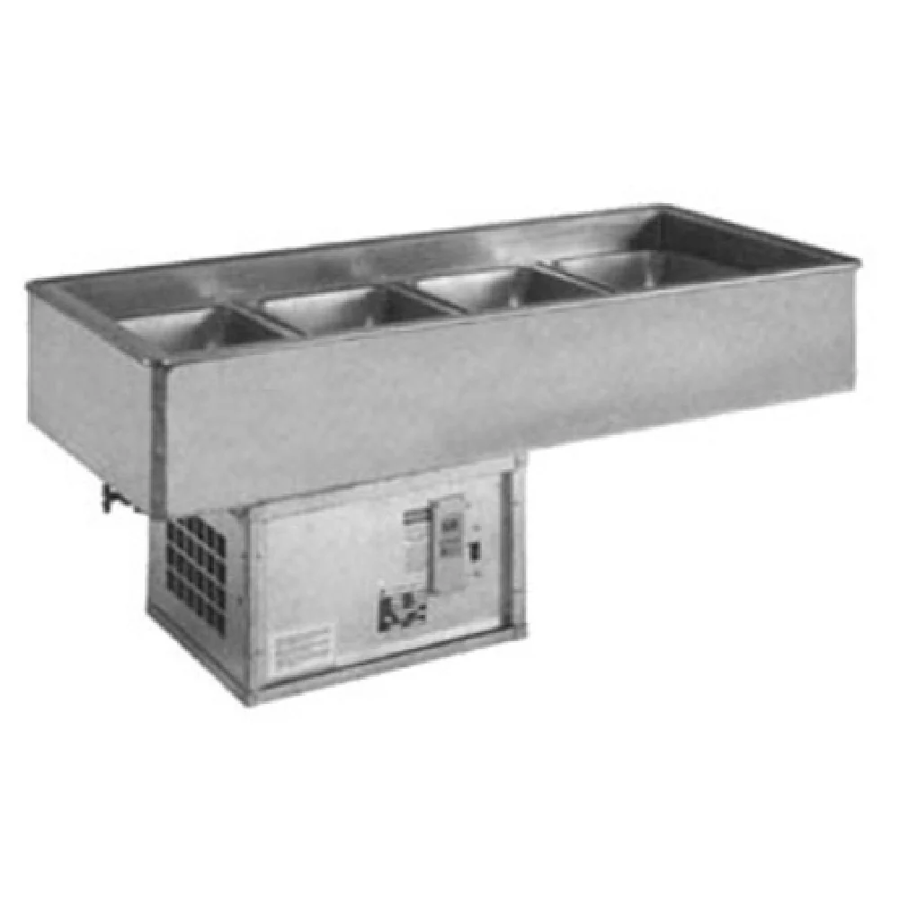 Atlas Metal RMX-3 Width 43 to 48 Inch Refrigerated Cold Food Drop-In Unit with Insulated Pan