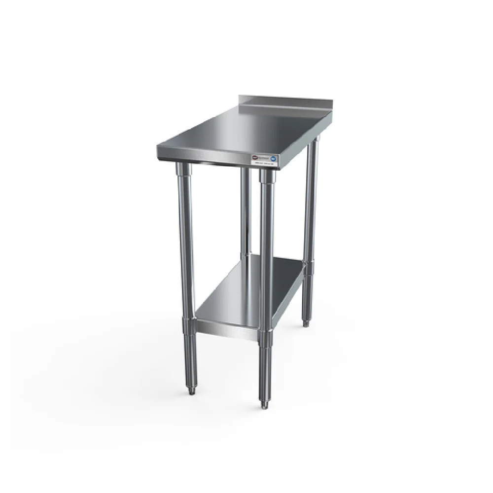 NBR Equipment TS-F1530 15 Inch Premium Filler Table with Stainless Steel Top