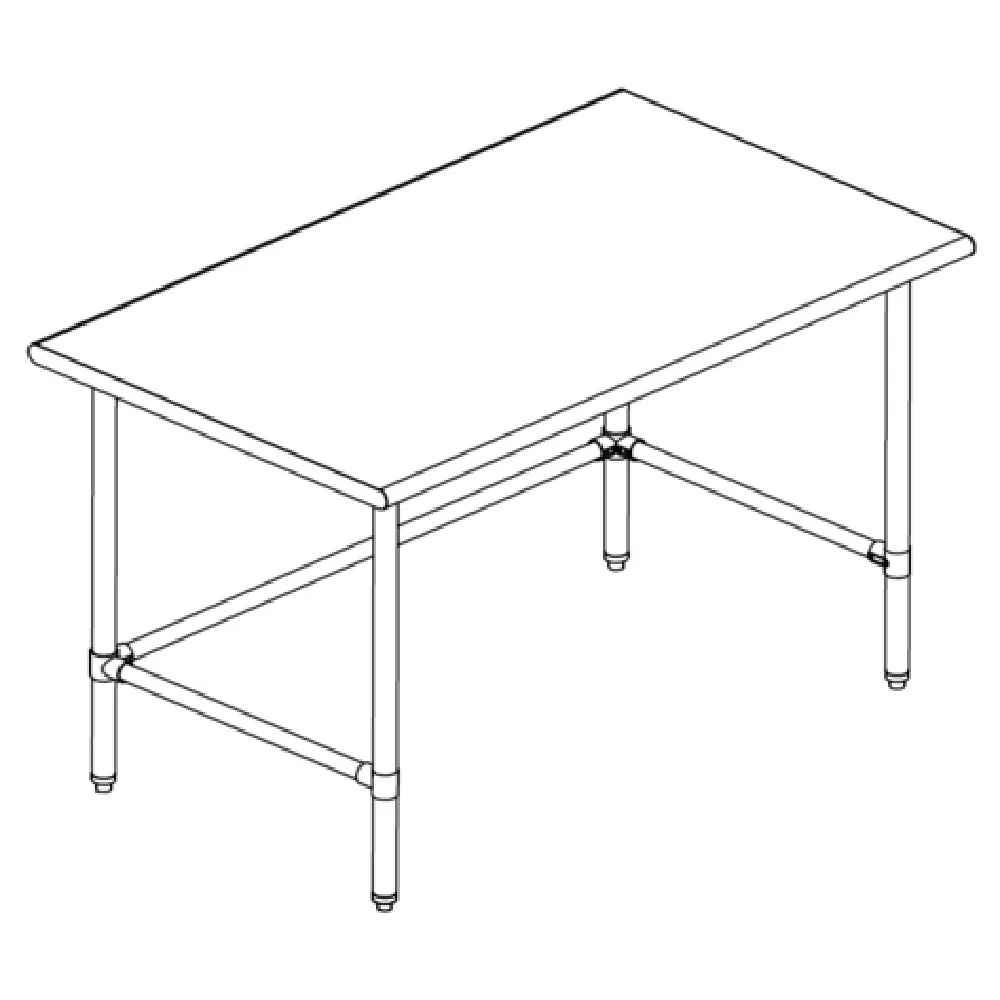 Sapphire Manufacturing SMTO-2448S Work Table 48 Sapphire Manufacturing SMTO-2448S Work Table 48