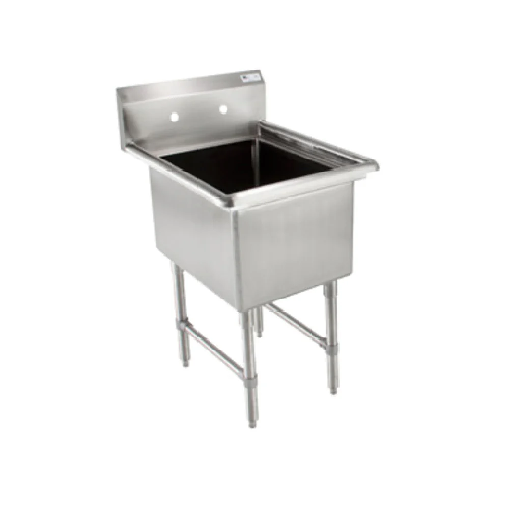 John Boos 1B18244-X 23 Inch Stainless Steel Sink with 1 Compartment