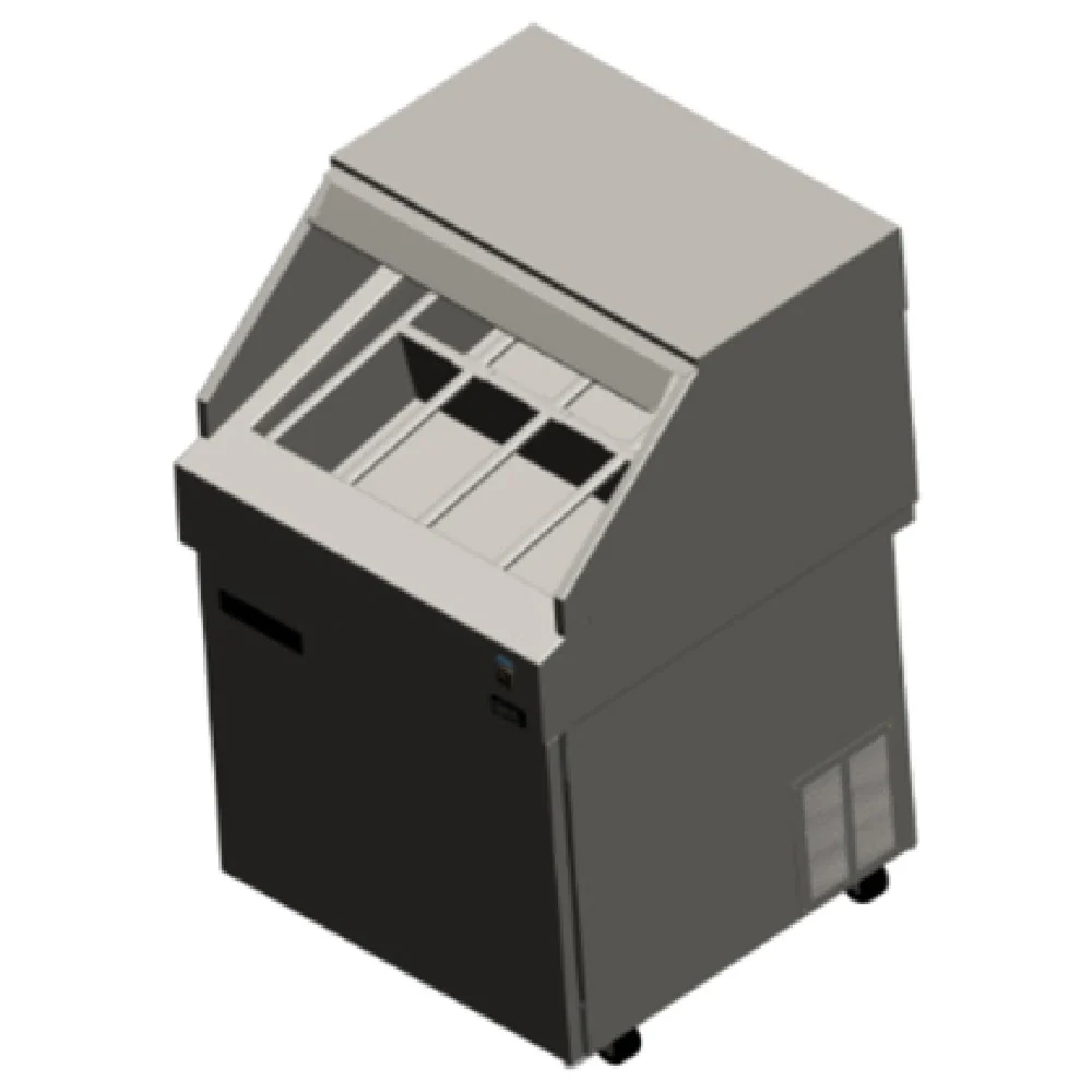 Delfield F18MC33-FSNP 33 Inch Refrigerated Counter Mega Top 7.7 cu ft Stainless Steel