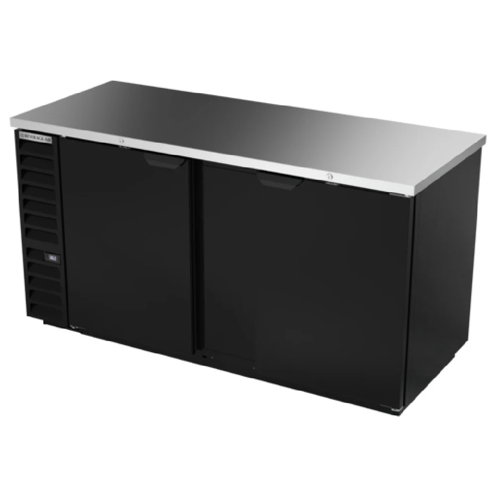 Beverage Air BB68HC-1-B 69 Inch Refrigerated Back Bar Cabinet 25.93 cu ft