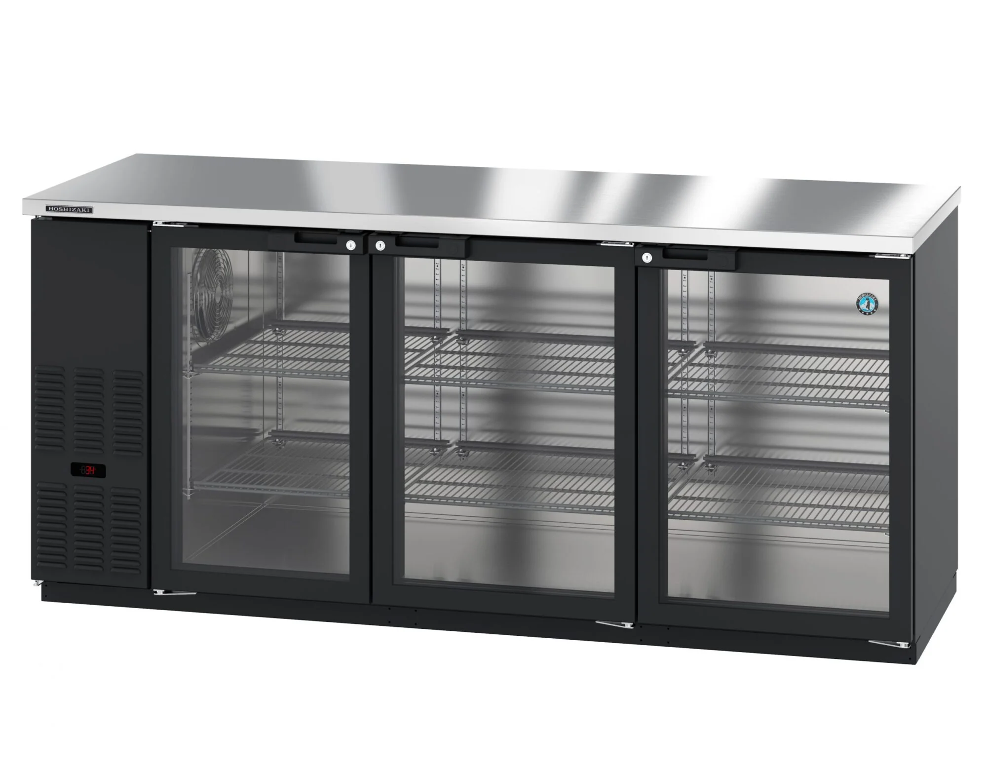 Hoshizaki BB80-G 80 Inch Refrigerated Back Bar Cooler Reach-in 26.74 cu ft