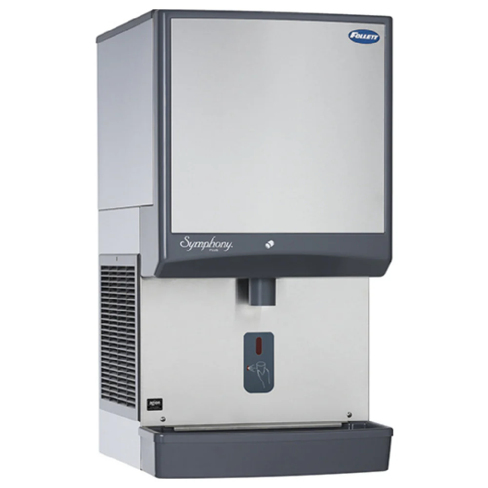 Follett 25CI414W-SI Symphony Plus Water-Cooled Ice Dispenser Nugget Countertop 425 Lb/Day