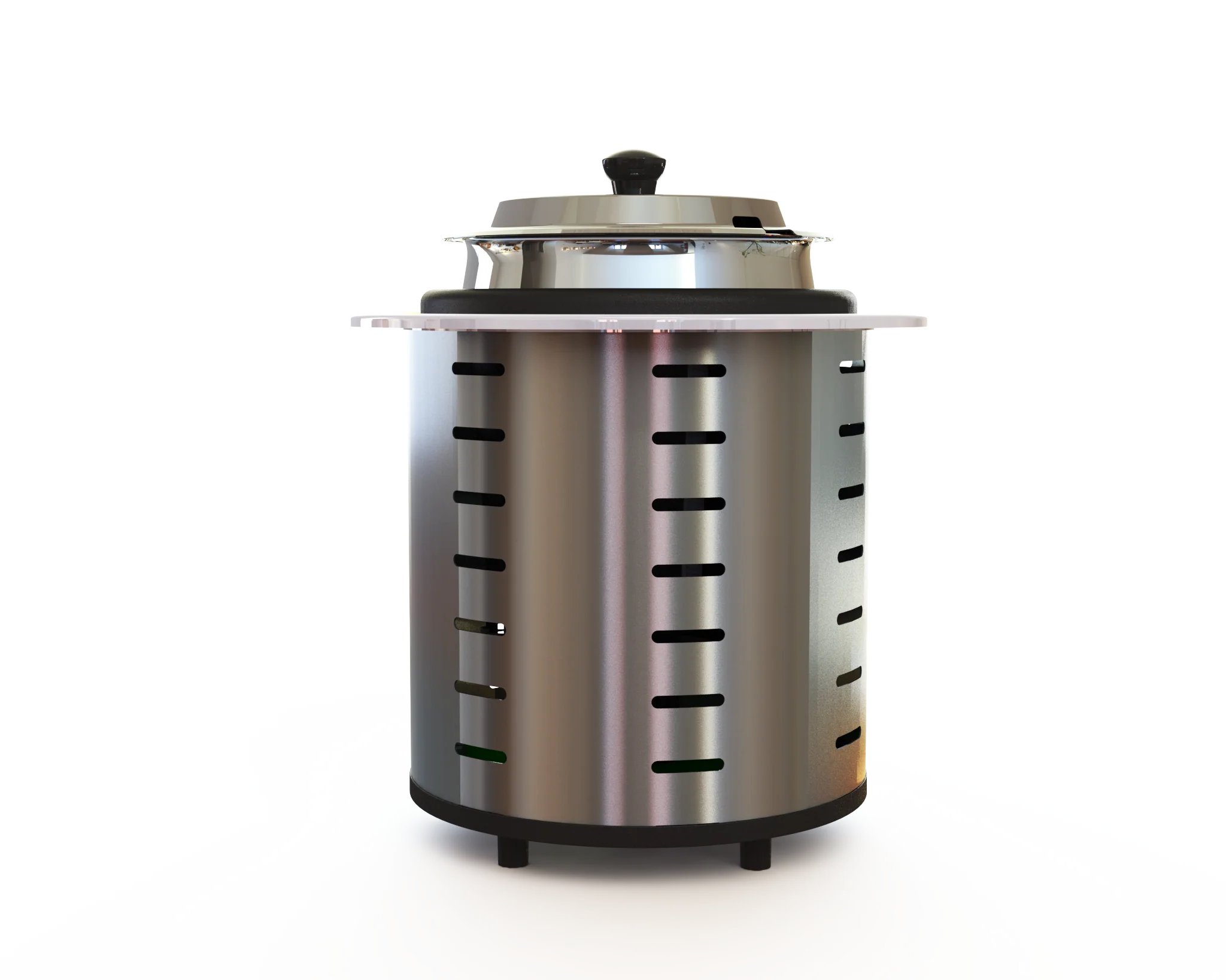 Cooktek 679101-6 11 Inch Induction Soup Kettle with (2) 4 Qt Tureens and Controller Cooktek 679101-6 11 Inch Induction Soup Kettle with (2) 4 Qt Tureens and Controller