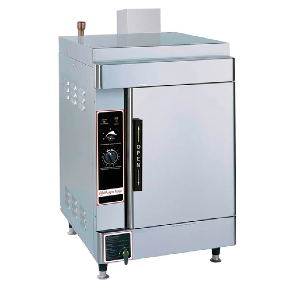 Market Forge SIRIUS II-6_NAT 24 Inch Gas Convection Steamer with Auto Water System 27000 BTU