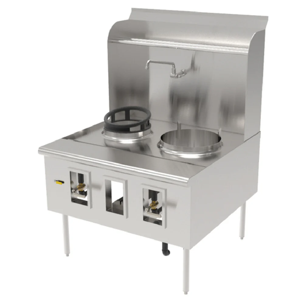 GSW USA WR-2-2013 20 Inch Gas Chinese Wok Range with Safety Pilot Valve