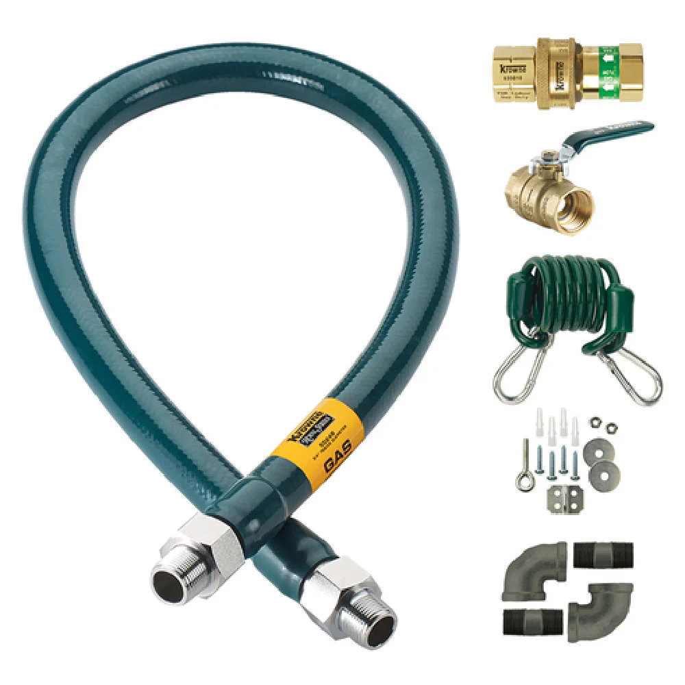 Krowne C12536K 1-1/4 Inch I.D. Gas Connector Kit with 615000 BTU/hr Capacity Krowne C12536K 1-1/4 Inch I.D. Gas Connector Kit with 615000 BTU/hr Capacity