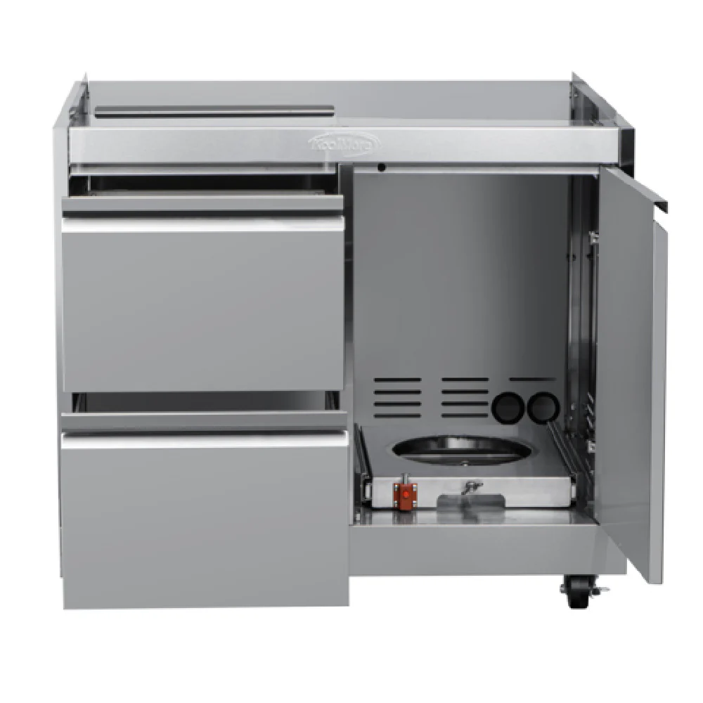 Koolmore KM-OKS-BQ30CAB 32 Inch Residential Outdoor Cabinet Stainless Steel with (2) Drawers Koolmore KM-OKS-BQ30CAB 32 Inch Residential Outdoor Cabinet Stainless Steel with (2) Drawers