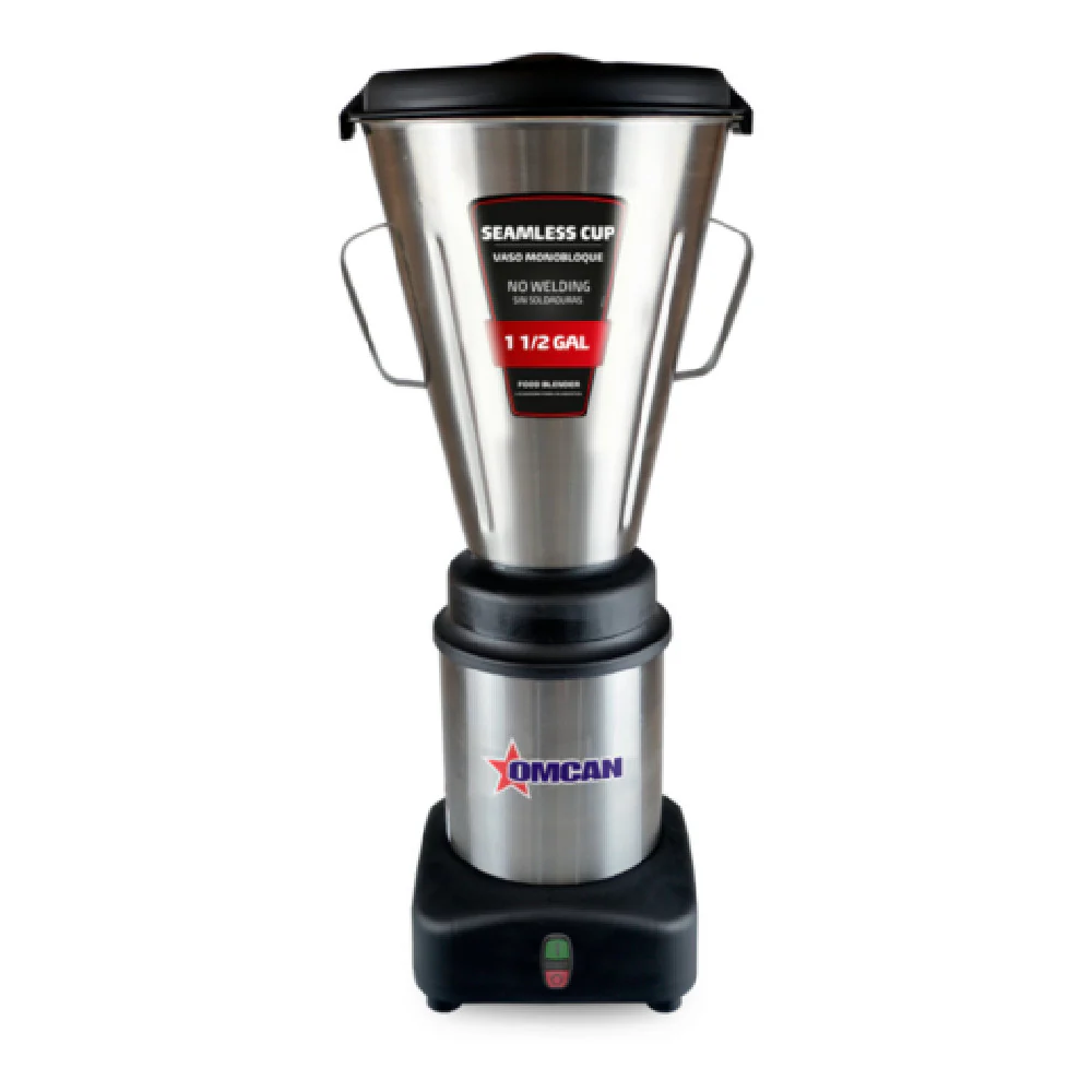 Omcan 48004 12 Inch Countertop Blender 6 Liter / 1.31 Gallon Stainless Steel with Removable Unit