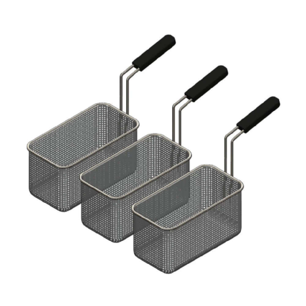Arcobaleno Pasta Equipment APCB7SET3 #7 Pasta Cooker Basket Set of 3 Stainless Steel Arcobaleno Pasta Equipment APCB7SET3 #7 Pasta Cooker Basket Set of 3 Stainless Steel