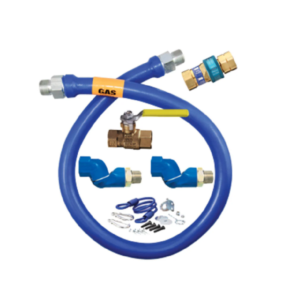 Dormont 1650KIT2S36 1/2 Inch Diameter Gas Connector Hose Kit with Restraining Device