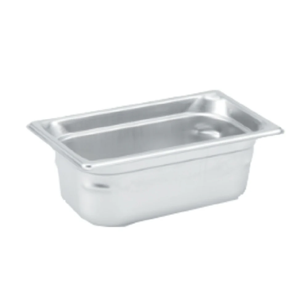 Vollrath 90322 2.5 Qt Super Pan 3 1/3 GN Stainless Steel Food Pan with 22 Gauge