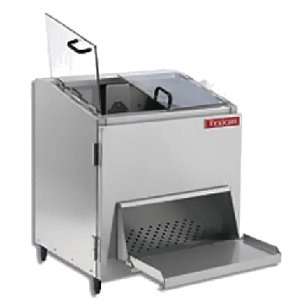 Texican Specialty CD-45 22 Gallon Tortilla Chip Dispenser Countertop with Stainless Steel