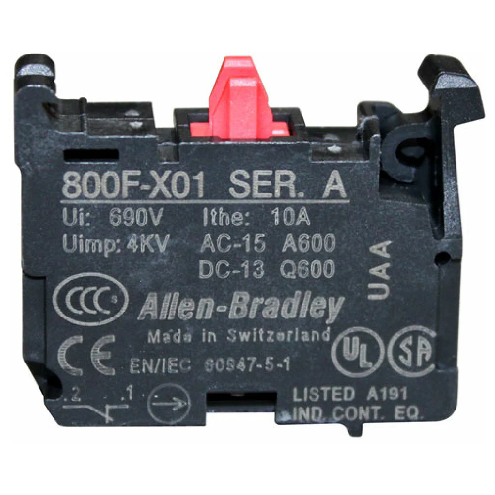Accutemp AT0E-3338-2 Contact Block Red