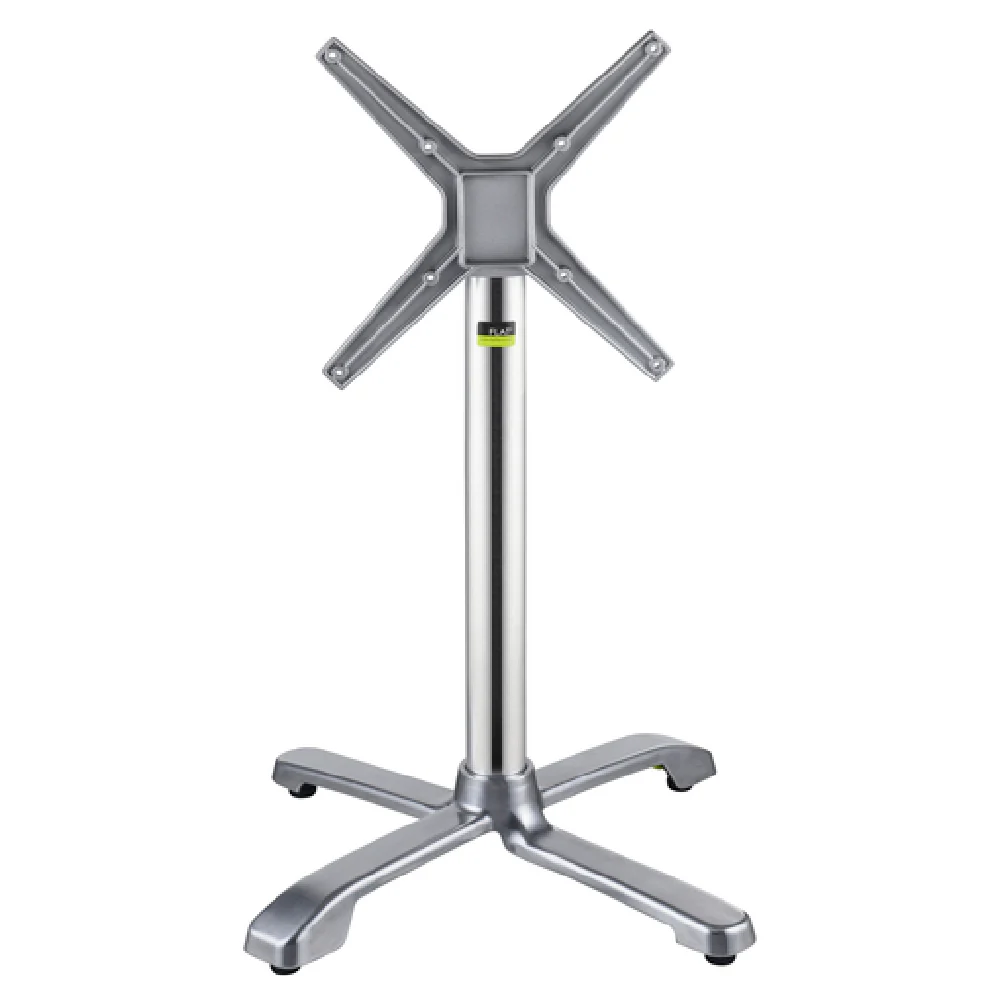 FLAT Tech CT4330 26 Inch Table Base Cross Base Aluminum Stackable with Hydraulic Stabilization