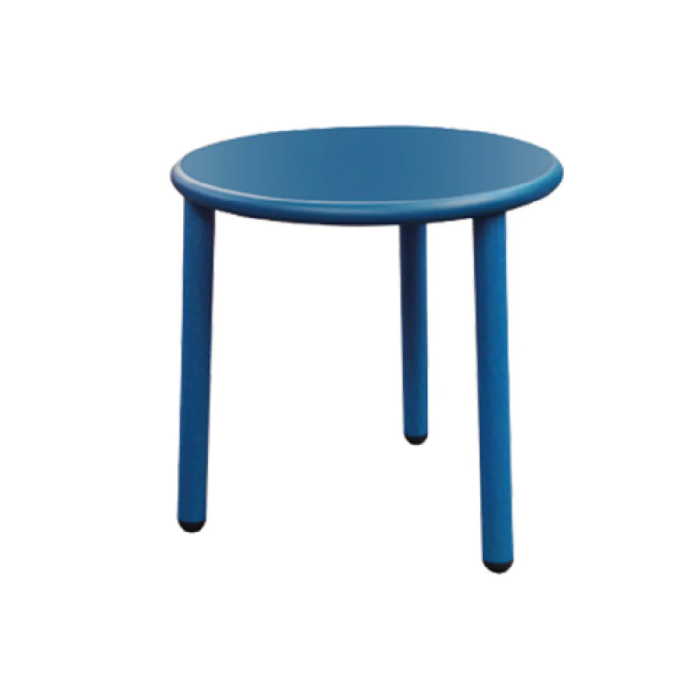 emuamericas, llc 509 19-1/2 Inch Round Yard Side Table Outdoor Aluminum Top