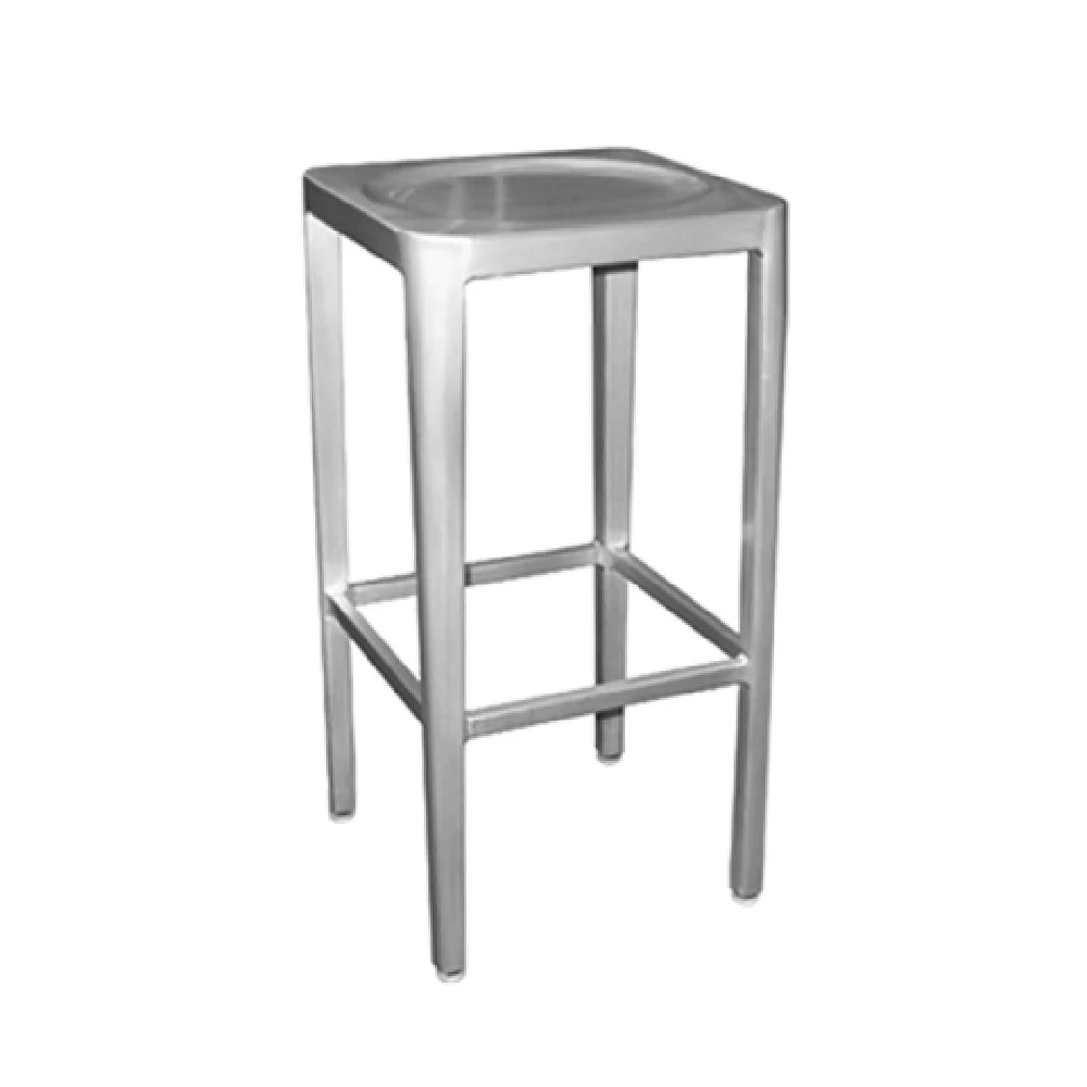 emuamericas, llc AB1206-96 15 Inch Aluminum Backless Bar Stool Outdoor Indoor