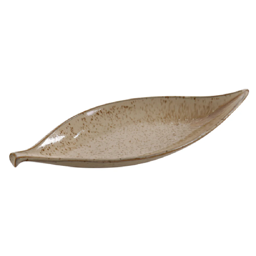 Yanco AG-412 12 Inch Agate Leaf Plate Dishwasher Safe Porcelain Yanco AG-412 12 Inch Agate Leaf Plate Dishwasher Safe Porcelain