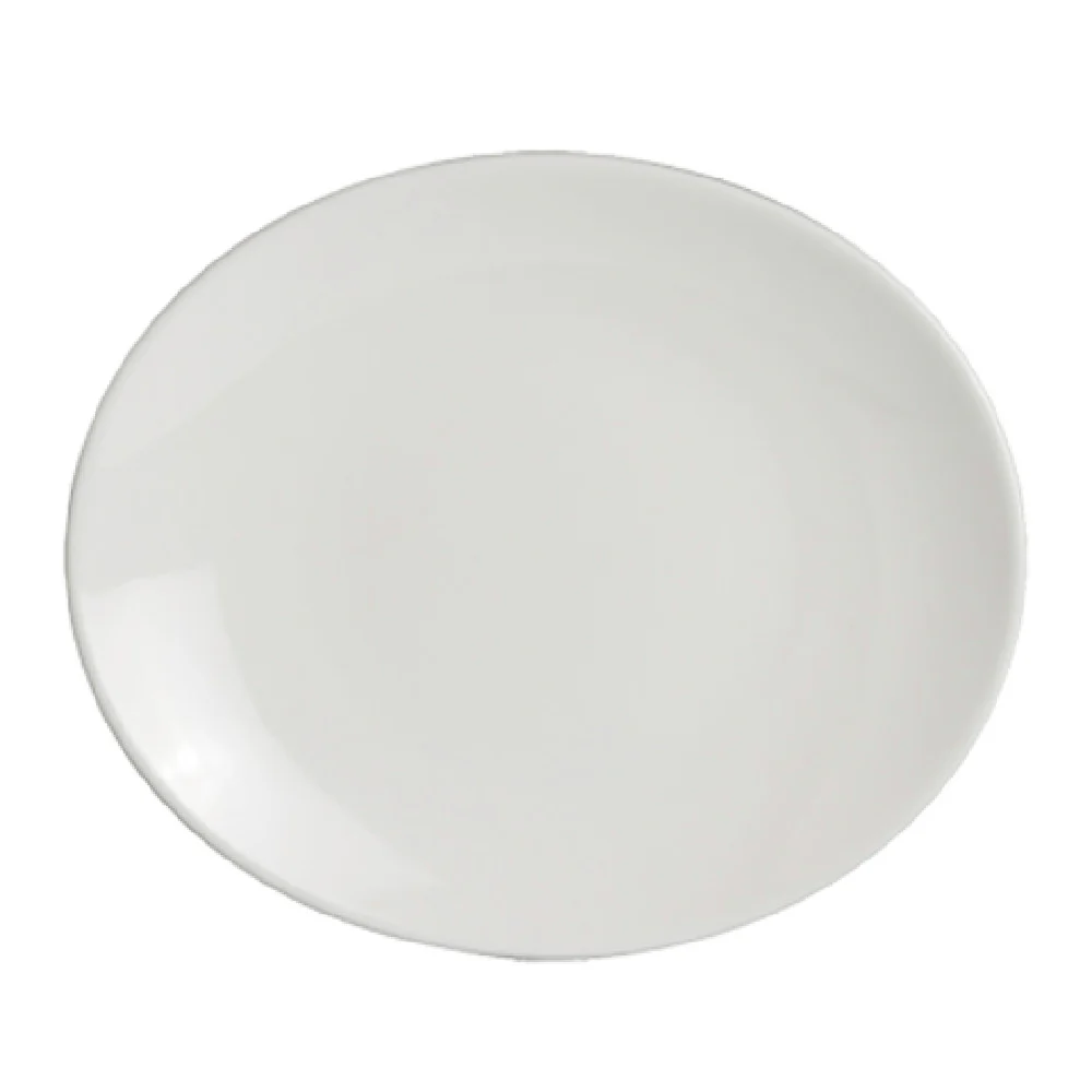 Steelite 6940E6059 6-3/4 Inch Porcelain Oval Plate Folio Alpha Ceram