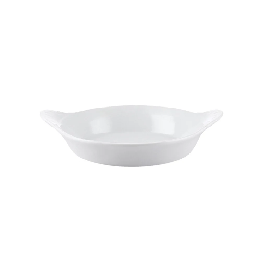 CAC China FHD-7 10 Oz Accessories Dish with French Handles Porcelain