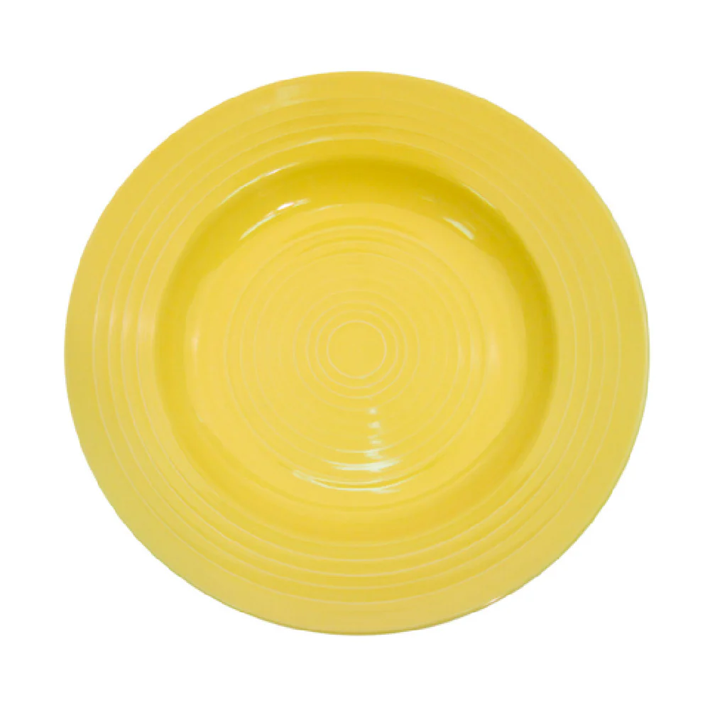CAC China TG-120-SFL 22 Oz Round Pasta Bowl 12 Inch Porcelain Embossed CAC China TG-120-SFL 22 Oz Round Pasta Bowl 12 Inch Porcelain Embossed