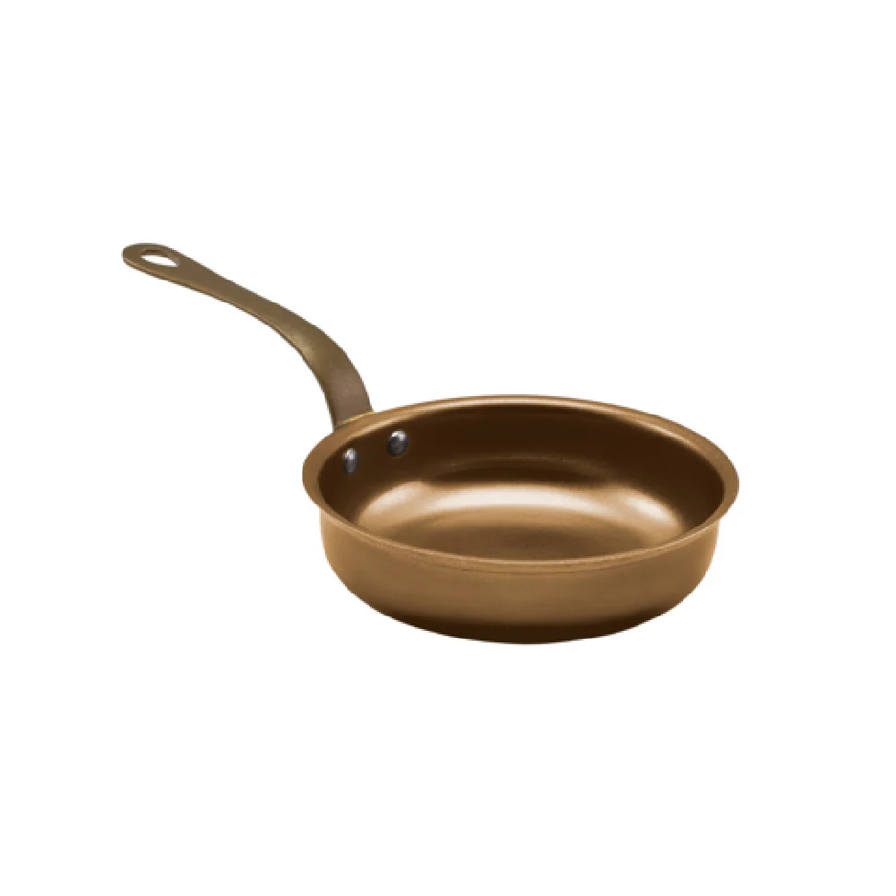 Steelite GWSMF13GDV 14.875 Oz Fry Pan Genware Vintage Gold Stainless Steel