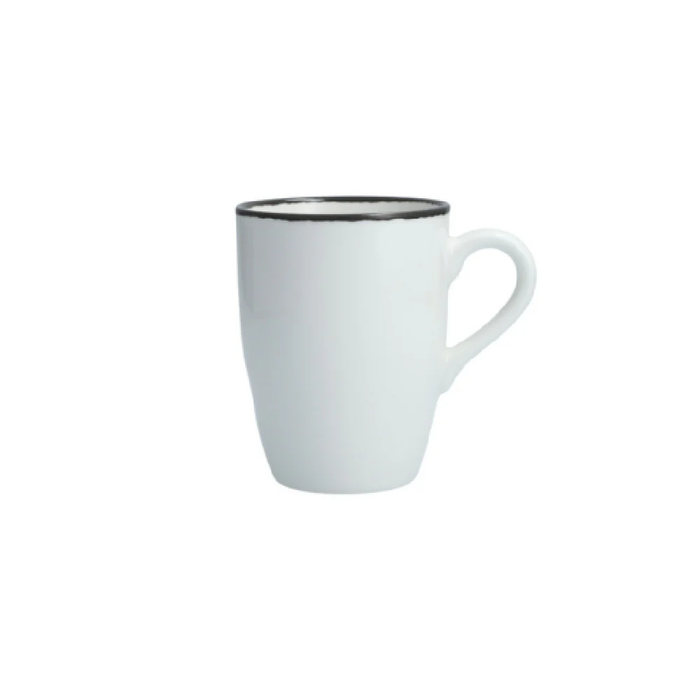 Fortessa TC7400.DV.5.17 12.75 Oz China Mug Pepper Tapered - Spice Mug