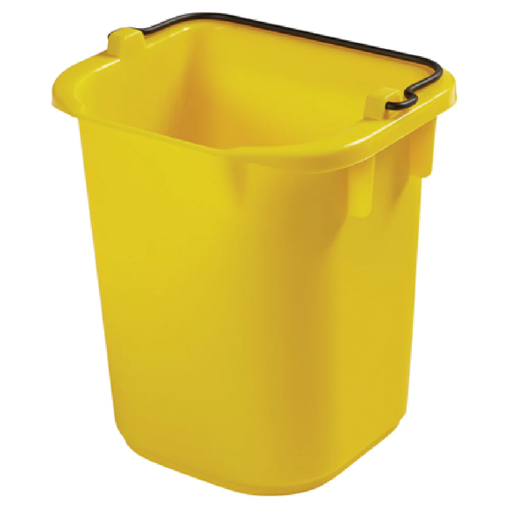 Rubbermaid Commercial Products 1857374 5 Quart Bucket Heavy Duty Yellow Rubbermaid Commercial Products 1857374 5 Quart Bucket Heavy Duty Yellow