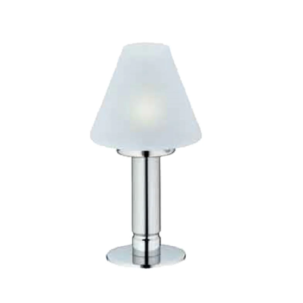 BauscherHepp 06.8208.6040 Candle Lamp 8-1/4 Inch Glass Shade Stainless Steel BauscherHepp 06.8208.6040 Candle Lamp 8-1/4 Inch Glass Shade Stainless Steel