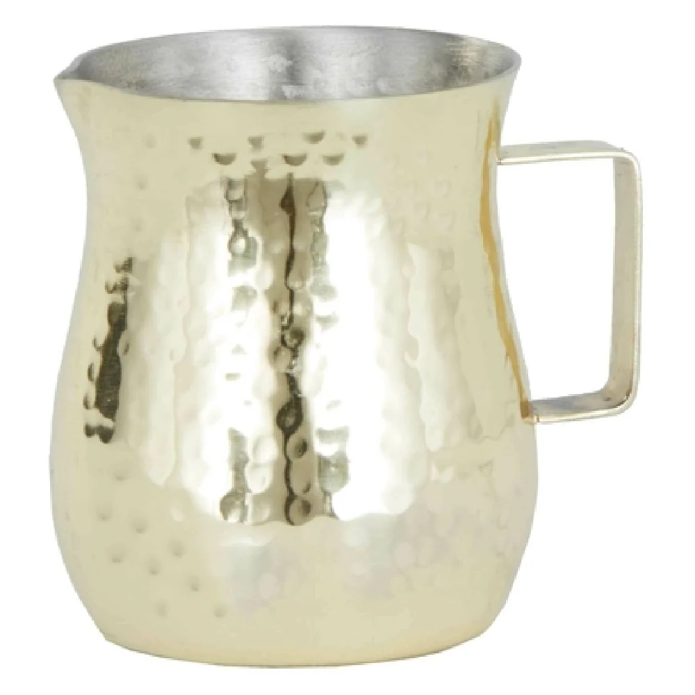 American Metalcraft CHG2 2 Oz Bell Creamer Stainless Steel Hammered Gold Finish American Metalcraft CHG2 2 Oz Bell Creamer Stainless Steel Hammered Gold Finish
