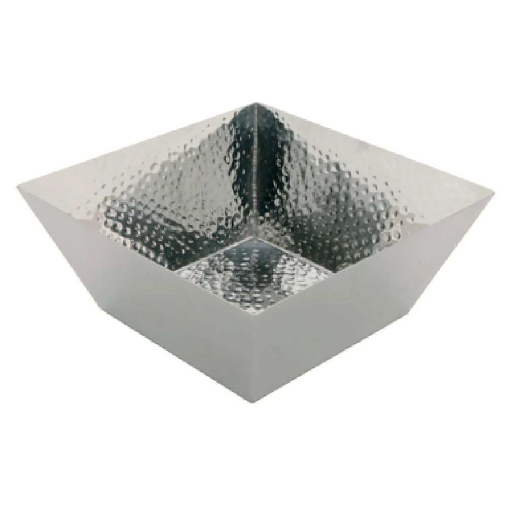 GET Enterprises SSBPD-8-MP 8-3/8 Inch Bowl Stainless Steel Hammered Finish Pack of 12