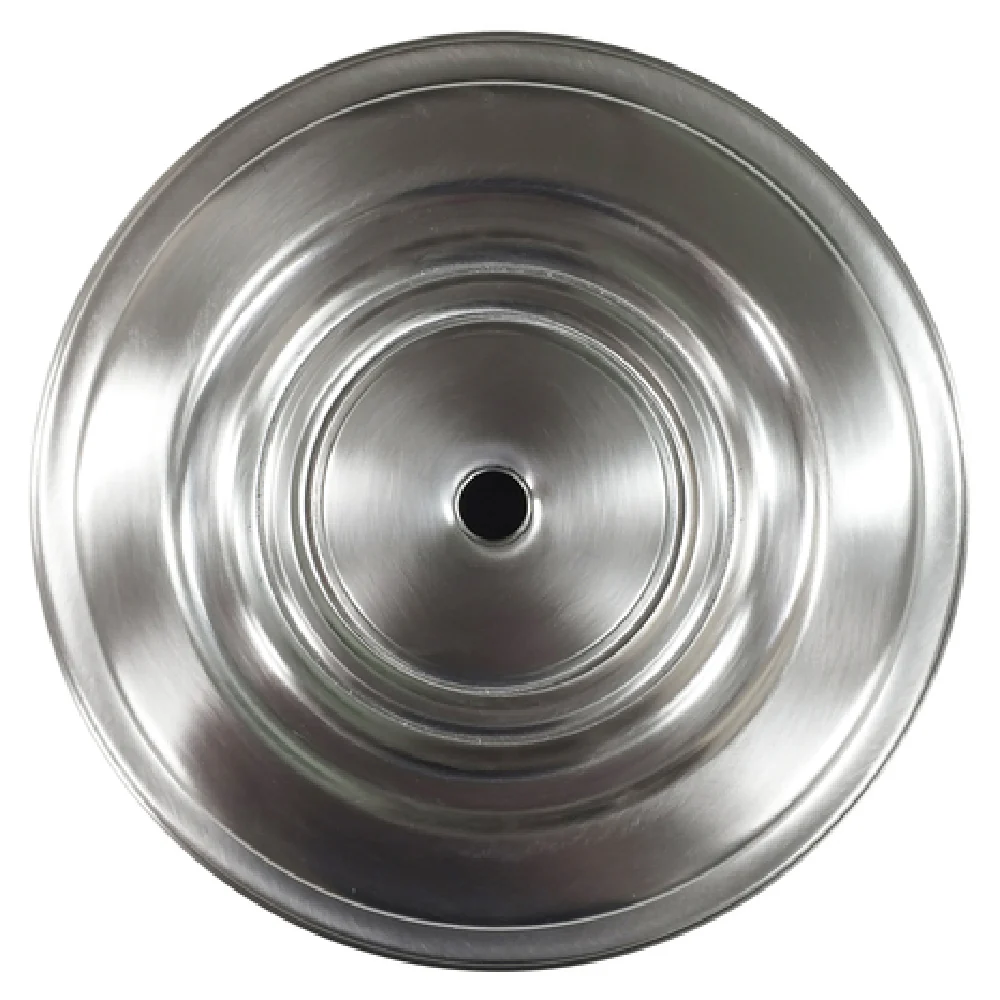 Steelite 5379S804 11 Inch Round Plate Cover Stainless Steel with Folio Design Steelite 5379S804 11 Inch Round Plate Cover Stainless Steel with Folio Design