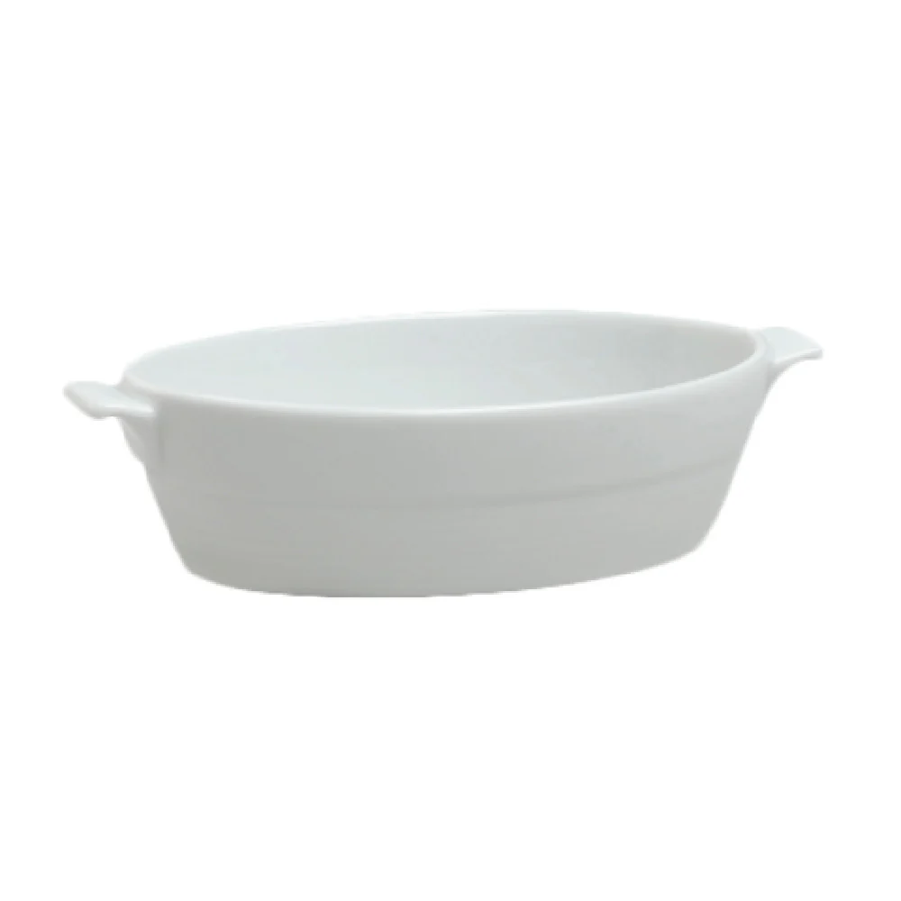 Steelite 6300P126 6.875 Inch Large Oval Bowl 7.5 Oz Aura Porcelain