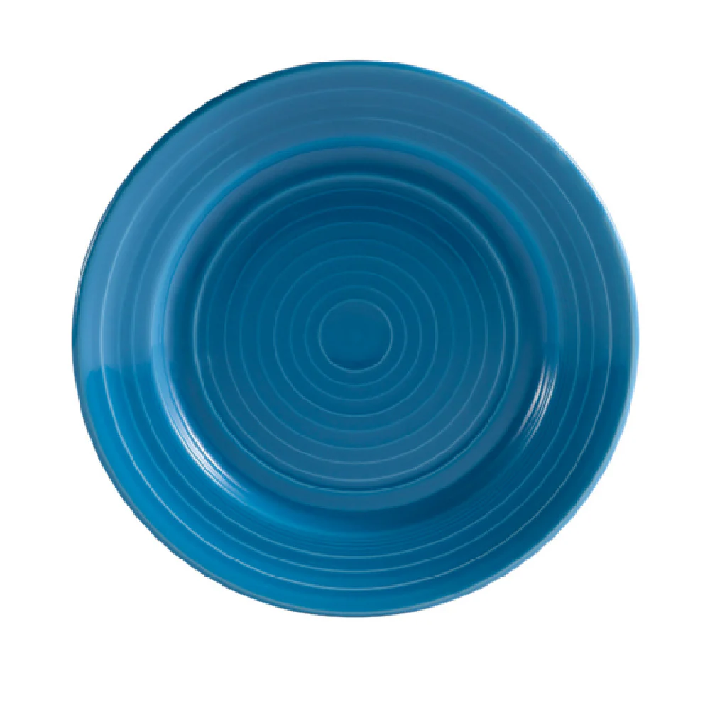 CAC China TG-7-PCK 7-1/2 Inch Round Embossed Plate Porcelain with Microwave Safe CAC China TG-7-PCK 7-1/2 Inch Round Embossed Plate Porcelain with Microwave Safe