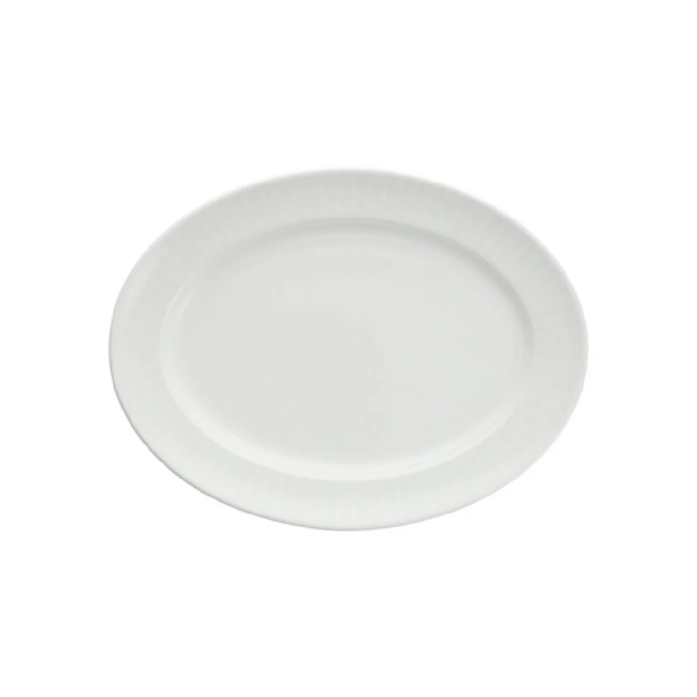 Fortessa 6400.F0000.24 12.75 Inch Oval Platter with Chip Resistance China Fortessa 6400.F0000.24 12.75 Inch Oval Platter with Chip Resistance China