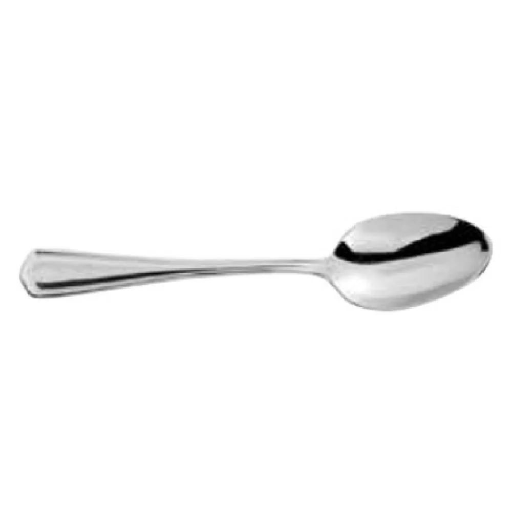 1880 Hospitality 2305SDEF 7-1/4 Inch Soup Dessert Spoon Oval Bowl with Fluted Border 18/10 Stainless Steel 1880 Hospitality 2305SDEF 7-1/4 Inch Soup Dessert Spoon Oval Bowl with Fluted Border 18/10 Stainless Steel