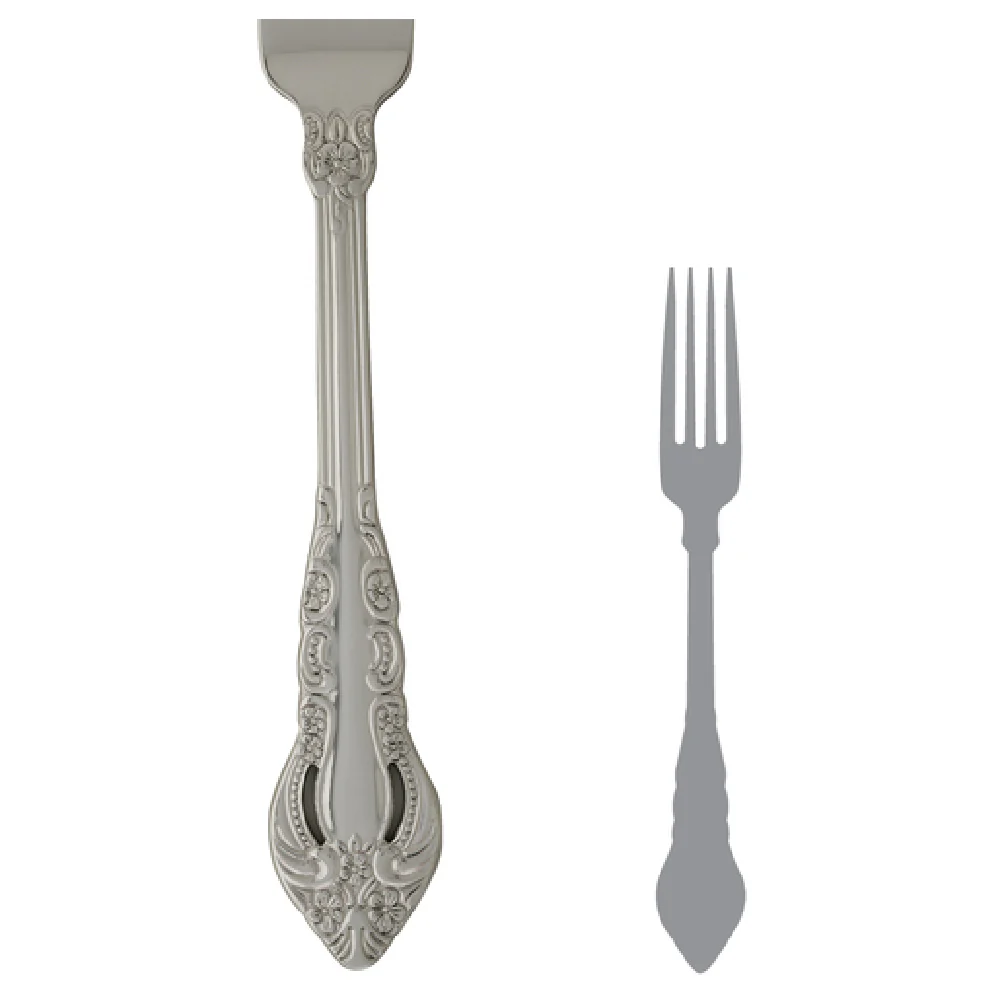 Steelite 5510J023 7-1/4 Inch Dessert Fork 18/10 Stainless Steel with Polished Finish