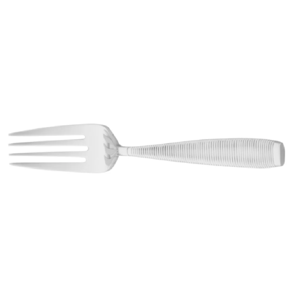 Steelite WLMAS06 7 Inch Salad Fork Grooved Handle 18/10 Stainless Steel Mirror Finish Steelite WLMAS06 7 Inch Salad Fork Grooved Handle 18/10 Stainless Steel Mirror Finish