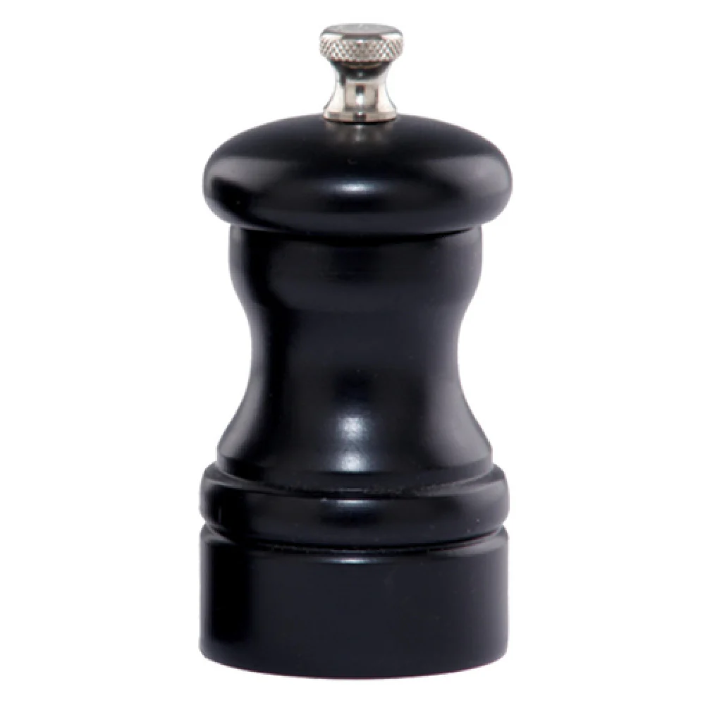 Chef Specialties 4552 4 Inch Capstan Salt Mill Wood Ebony Finish USA Manual