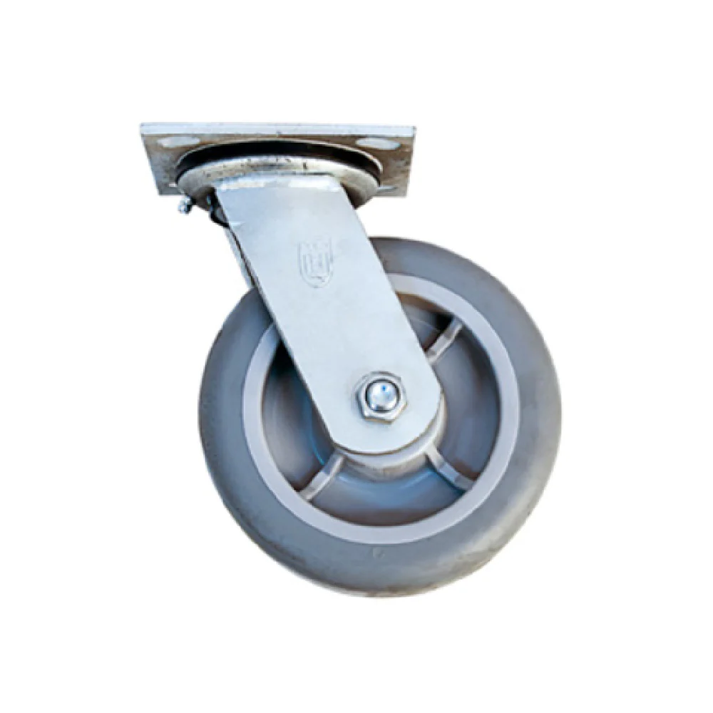 New Age Industrial C513 6 Inch Softie TPR Swivel Caster 2 Inch Wide Face