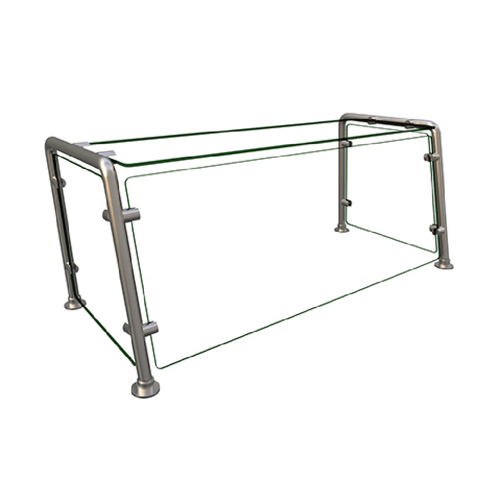 Hatco EP22-03615 36 Inch Full Service Sneeze Guard Stainless Steel with Glass Hatco EP22-03615 36 Inch Full Service Sneeze Guard Stainless Steel with Glass