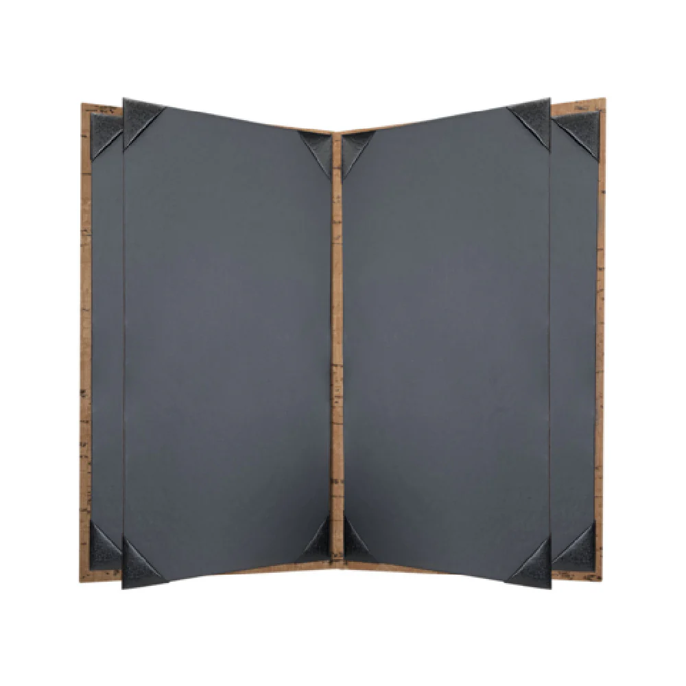 Risch VINO-6V 8.5X14 Cork-like Menu Cover Booklet 6 View Made in USA Risch VINO-6V 8.5X14 Cork-like Menu Cover Booklet 6 View Made in USA