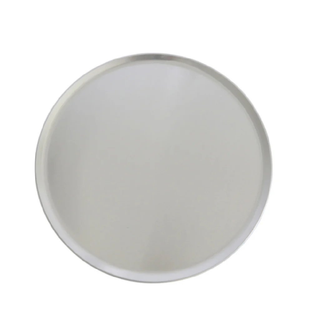 CAC China APZP-14C 14 Inch Diameter Solid Pizza Pan Coupe Rim Aluminum CAC China APZP-14C 14 Inch Diameter Solid Pizza Pan Coupe Rim Aluminum