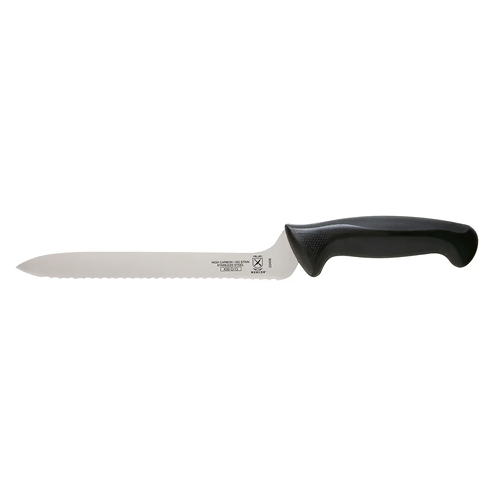 Mercer Culinary M22408 8 Inch Offset Knife High Carbon Japanese Steel and Black Handle