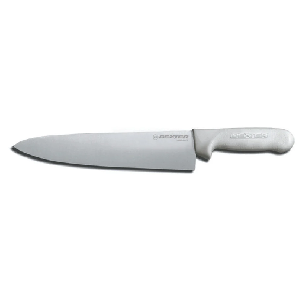 Dexter Russell 12433 10 Inch Stain-free Chef Knife High-carbon Steel White Polypropylene Handle